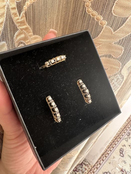 Золотой Комплект бриллиант