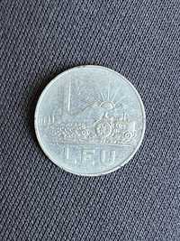 Moneda 1 Leu 1966