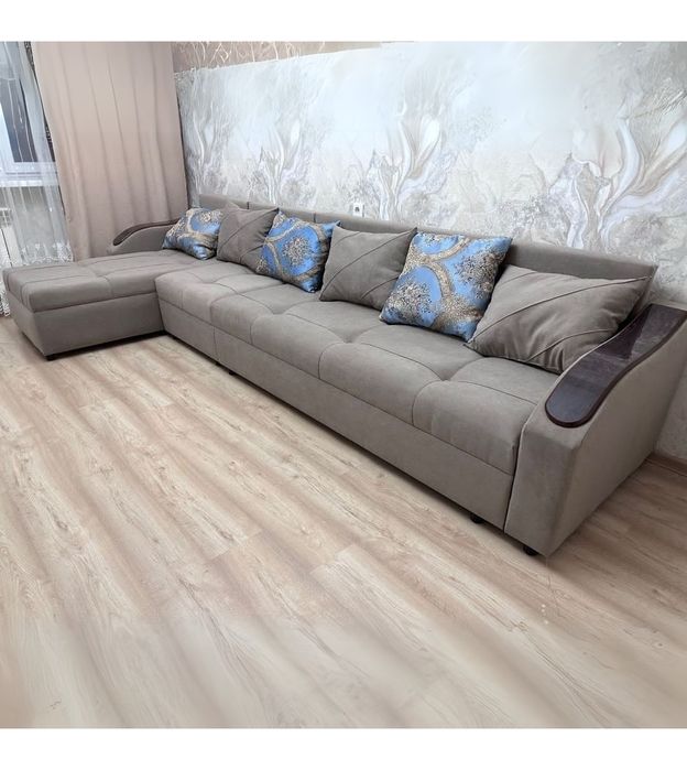 Диван 4метр НоВыЙ раскладной / Диван мягкий книжка / Диван с подушками