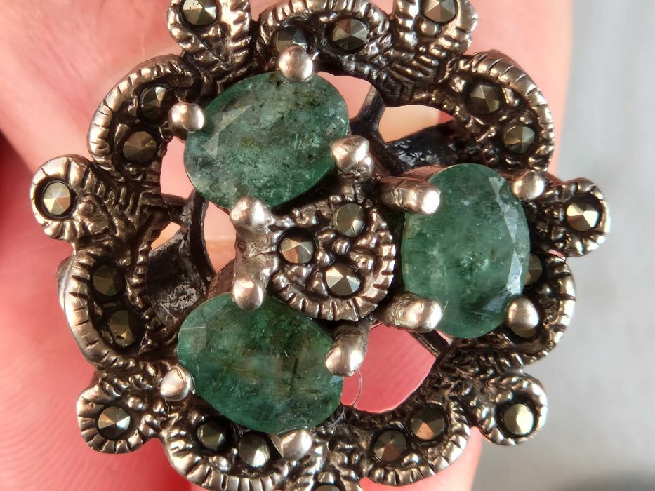 Inel Imperial din Argint 925 cu Jad Natural – Eleganță Vintage