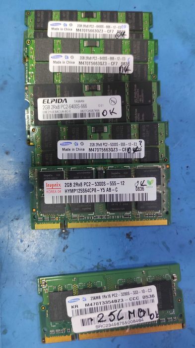 module ram laptop DDR 2 1Gb testate pret in lista