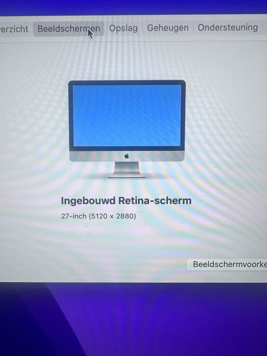 Apple imac 27” retina 5k .