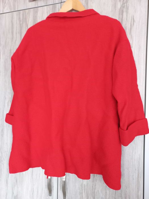 L/XL Дамско вълнено палто