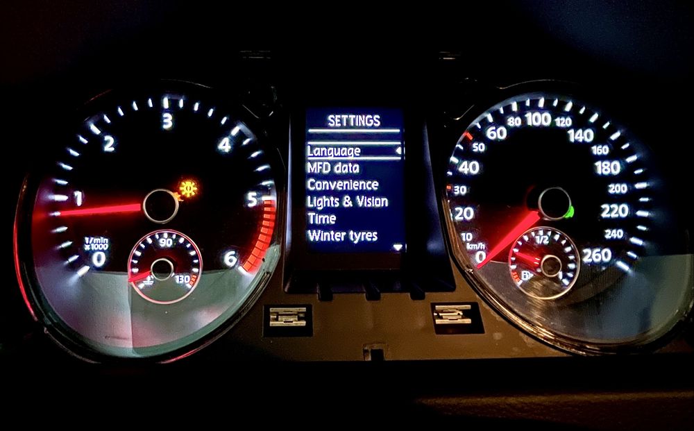 Километраж от Пасат Б7 Passat B7