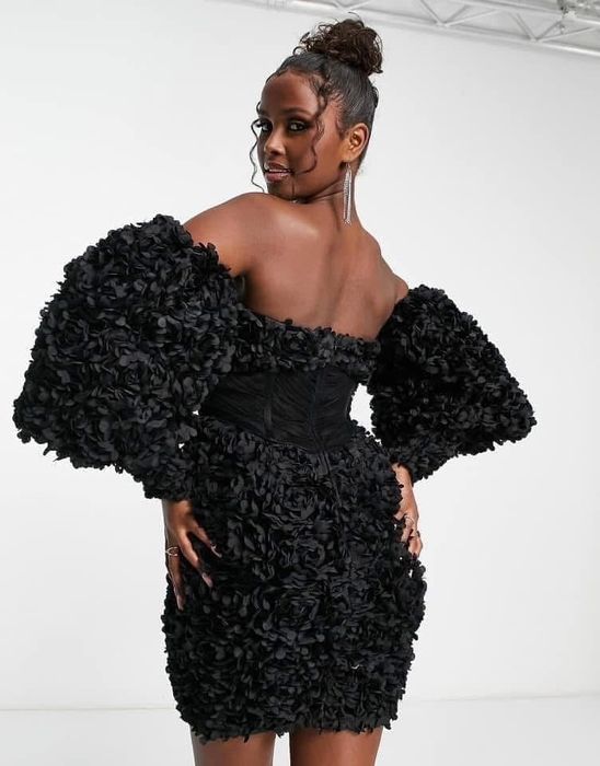 ASOS LUXE 3D рокля