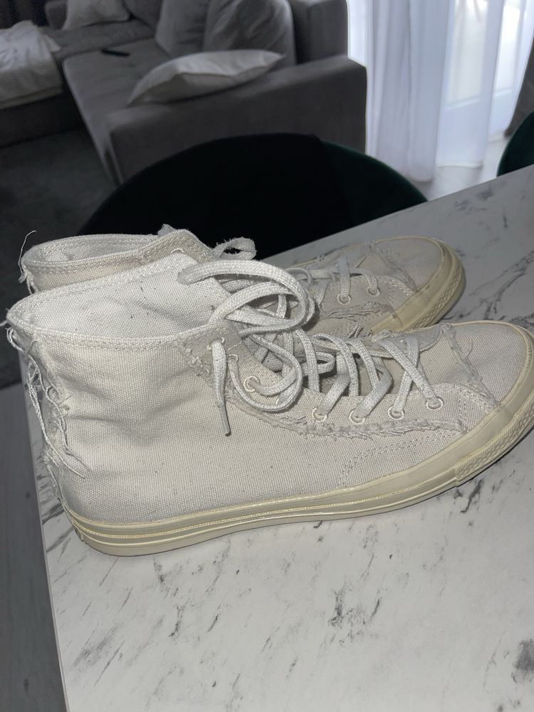 Tenisi barbati CONVERSE crema albi