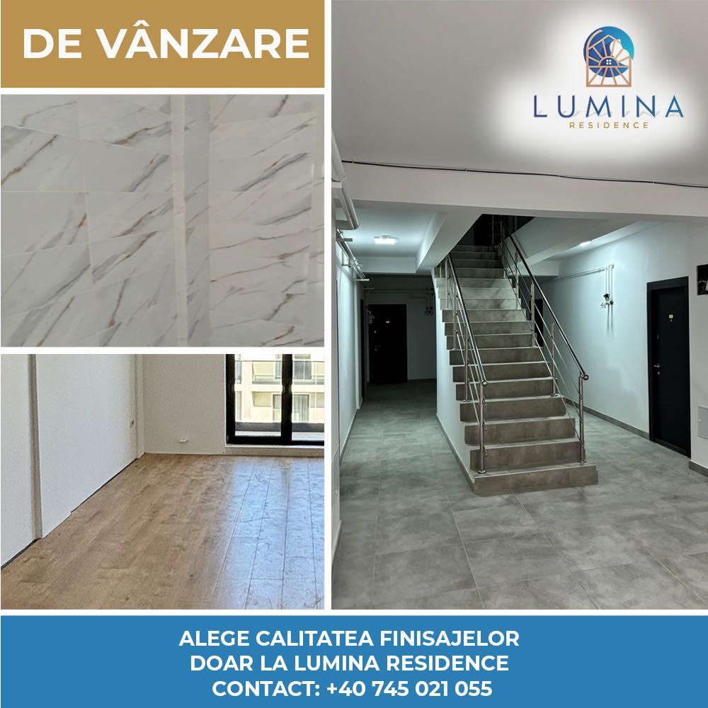 Studiouri și Apartamente de Vânzare la Lumina Residence