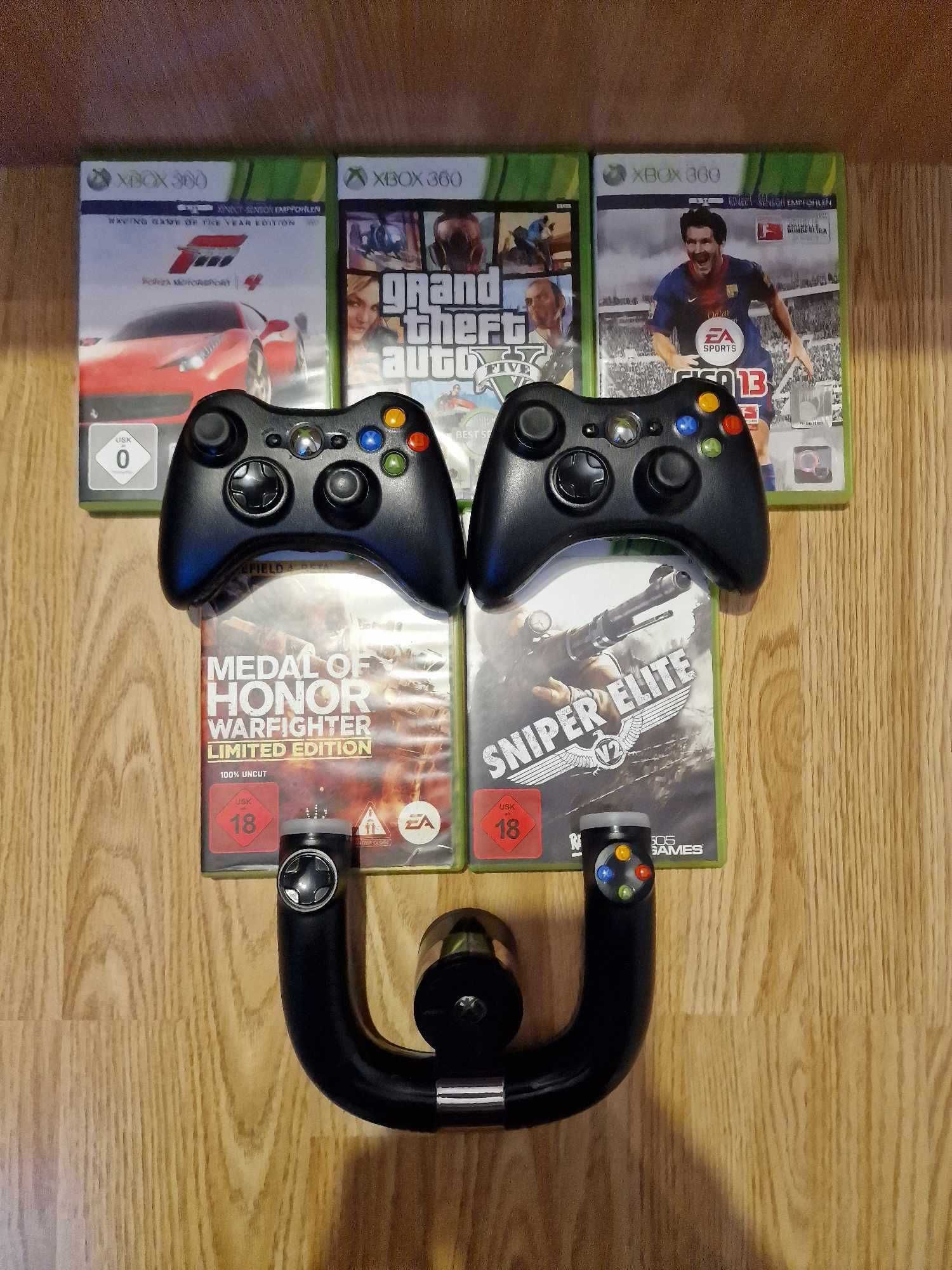 XBOX 360 consol+jucarii