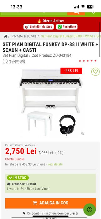 Pian folosit decat 3 luni.