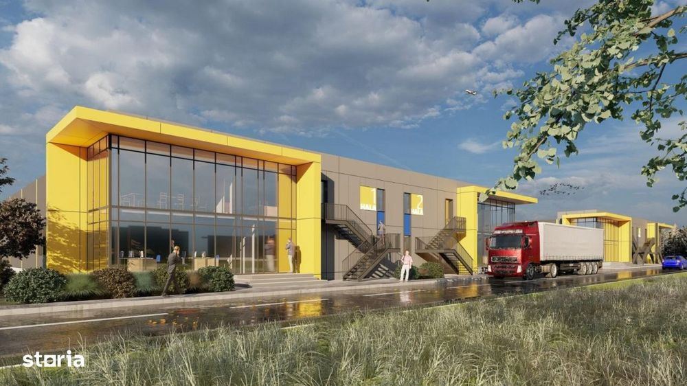 Hala industriala de vanzare – constructie noua, design modern – I