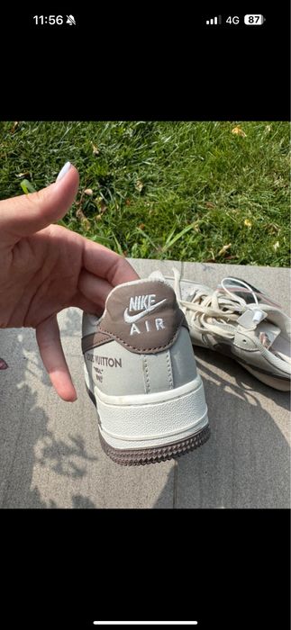Pantofi Nike Air force  x Loius Vuitton