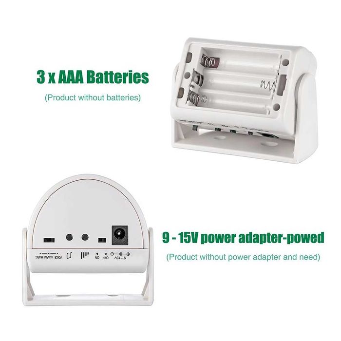 PIR сензор за движение с алармен сигнал звук аларма звуци ПИР датчик