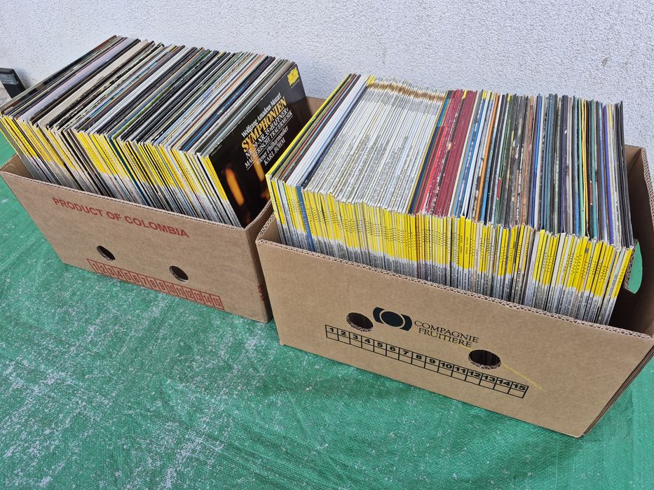 Vând 200lp Discuri Vinil colectia Deutsche Grammophon muzica clasica