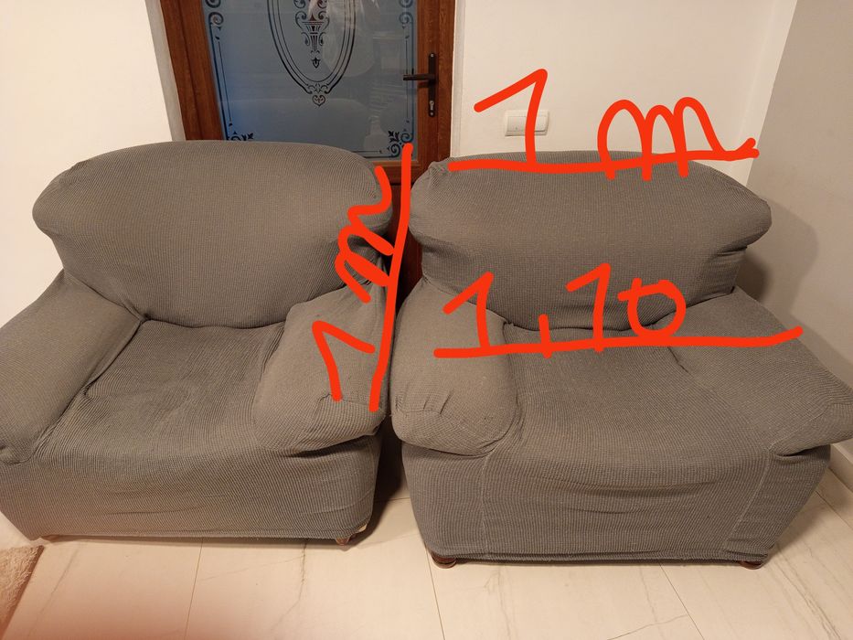 Vând canapea și fotolii