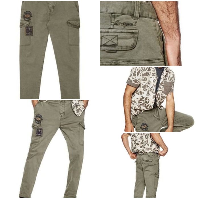 Pantaloni cargo barbati 36 DESIGUAL