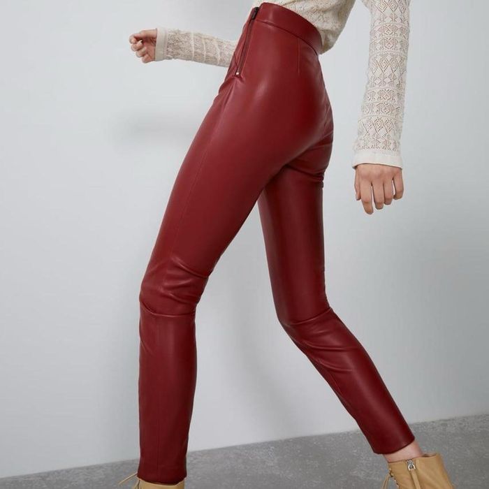 Кожен панталон Zara