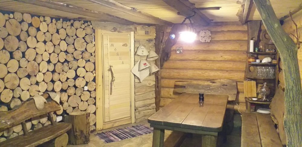 Русская баня на дровах