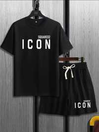 Compleu tricou pantalon scurt sort bumbac icon