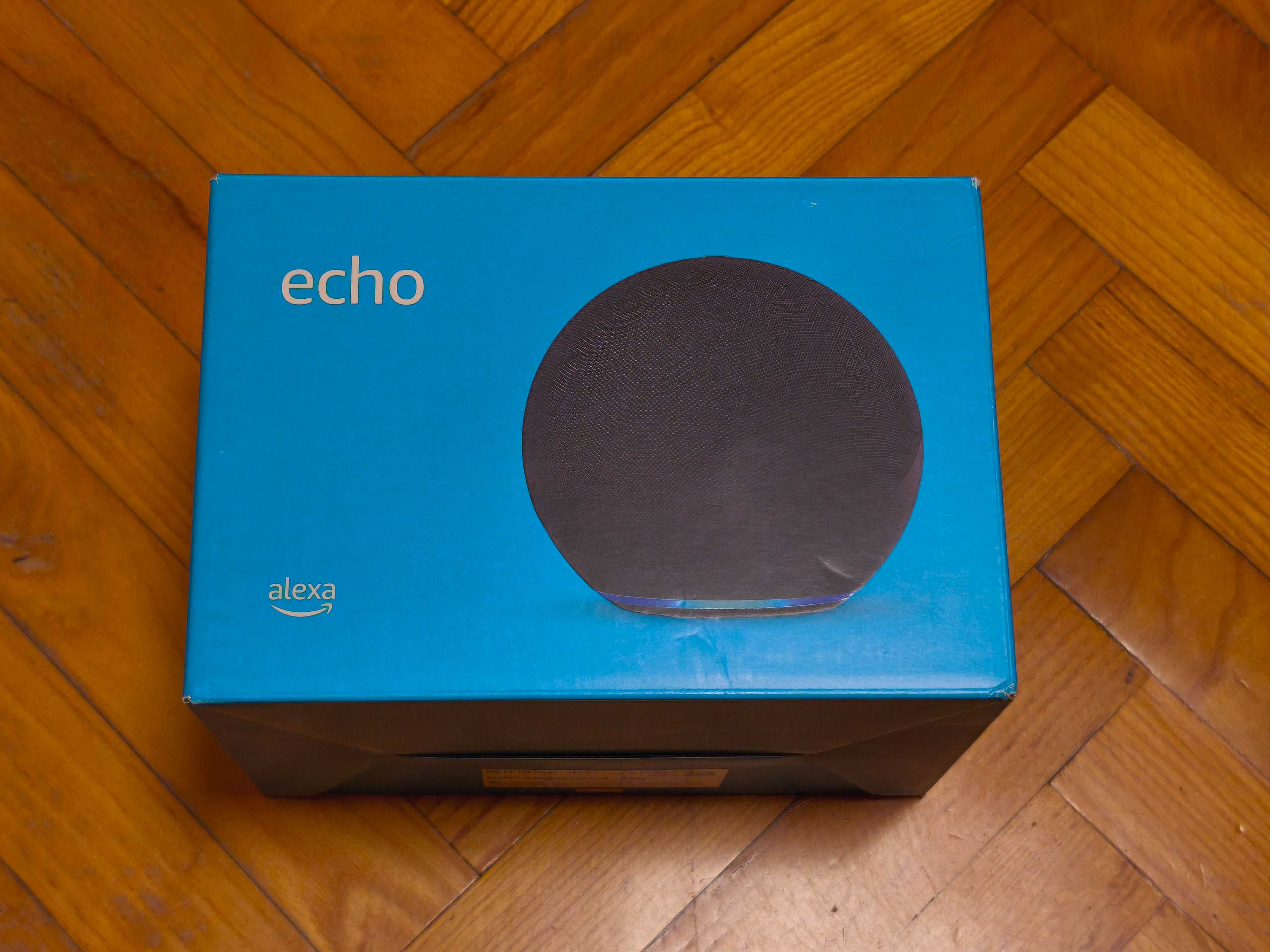 Amazon Alexa Echo (най-новият модел) високоговорител с премиум звук
