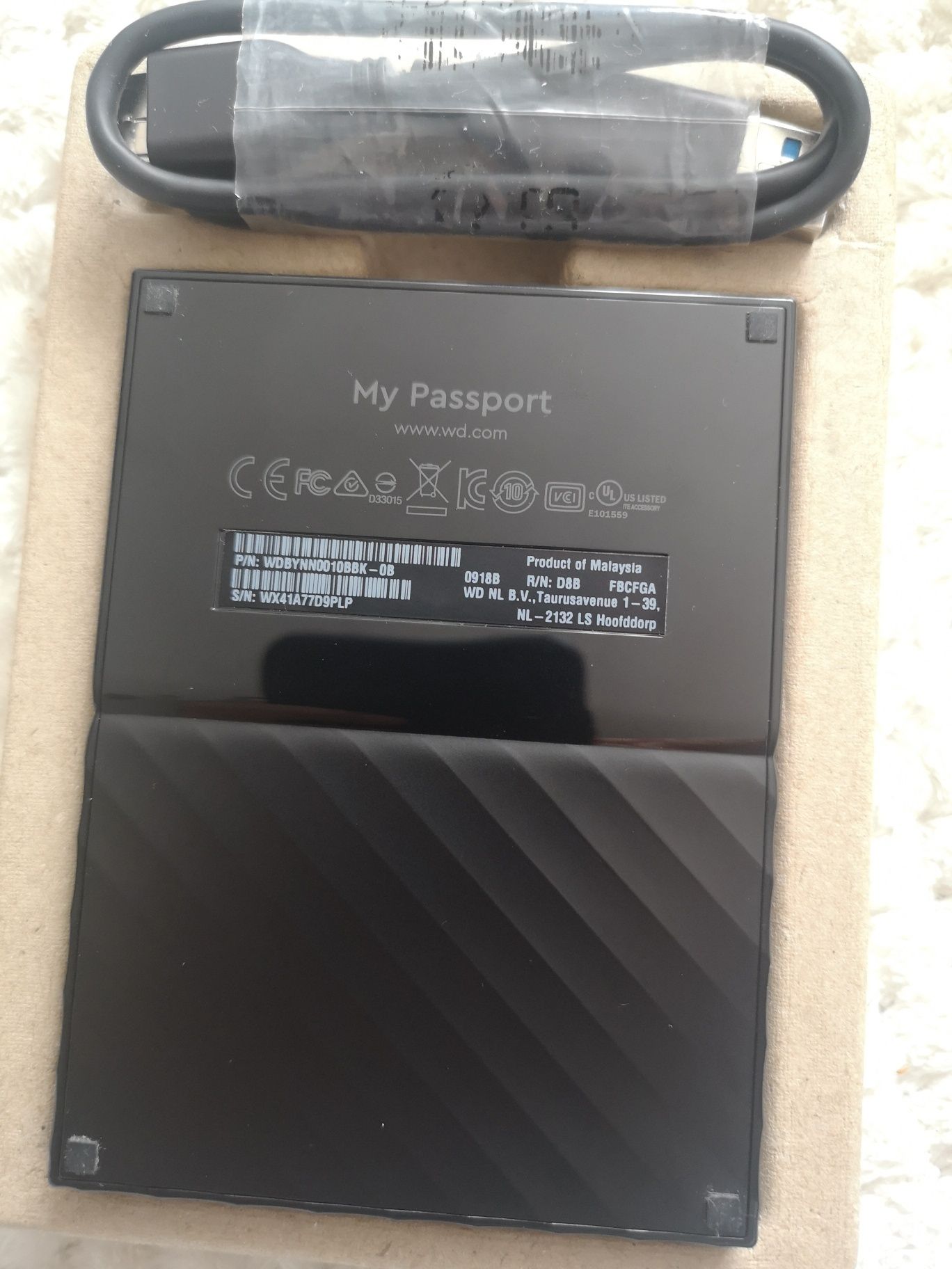 HDD Extern Western Digital My Passport Ultra NEW, 1TB, 2.5, USB 3.0, b