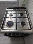 Aragaz Zanussi ZCG512H1SA, 4 Arzatoare, Grill, Rotisor, Negru, Clasa A