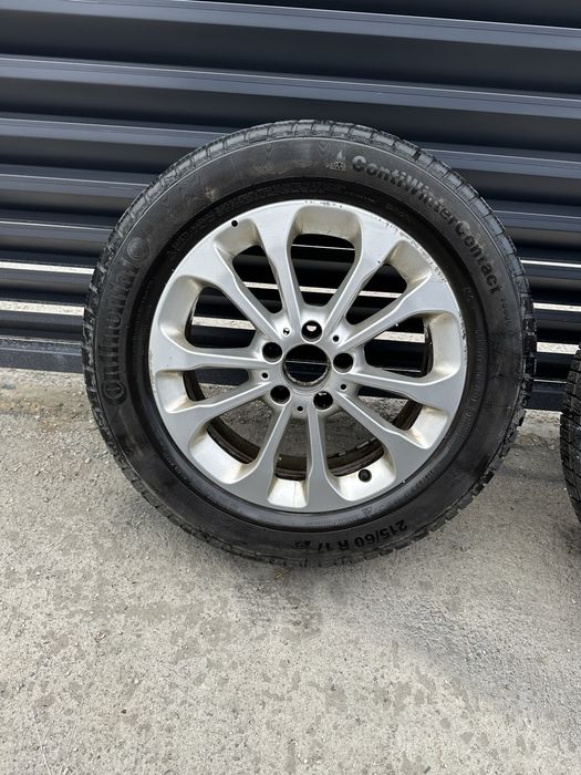 Jante mercedes +anvelope iarna 215/60 R17