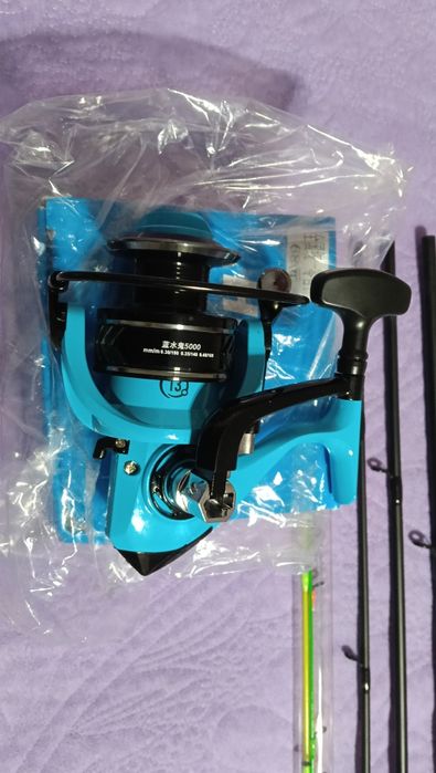 Комплект от въдици и макари за риболов на фидер