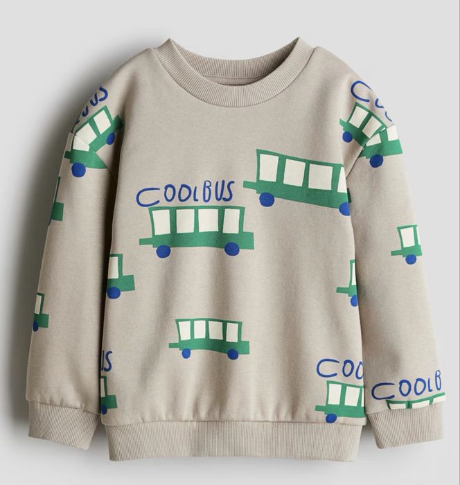 Долнище с принт и суитшърт