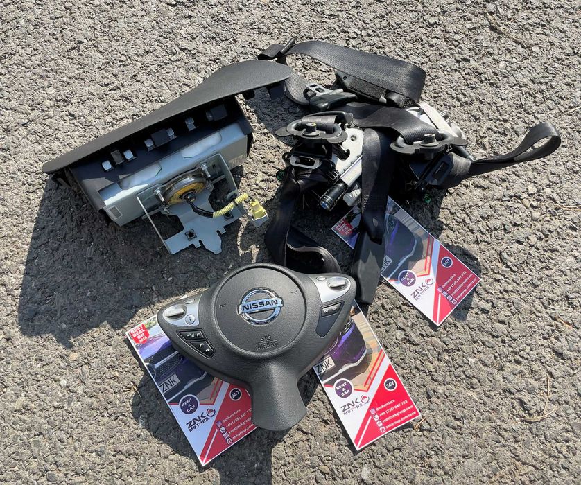 NISSAN JUKE 2010-2018 kit airbag volan pasager plansa bord set centuri