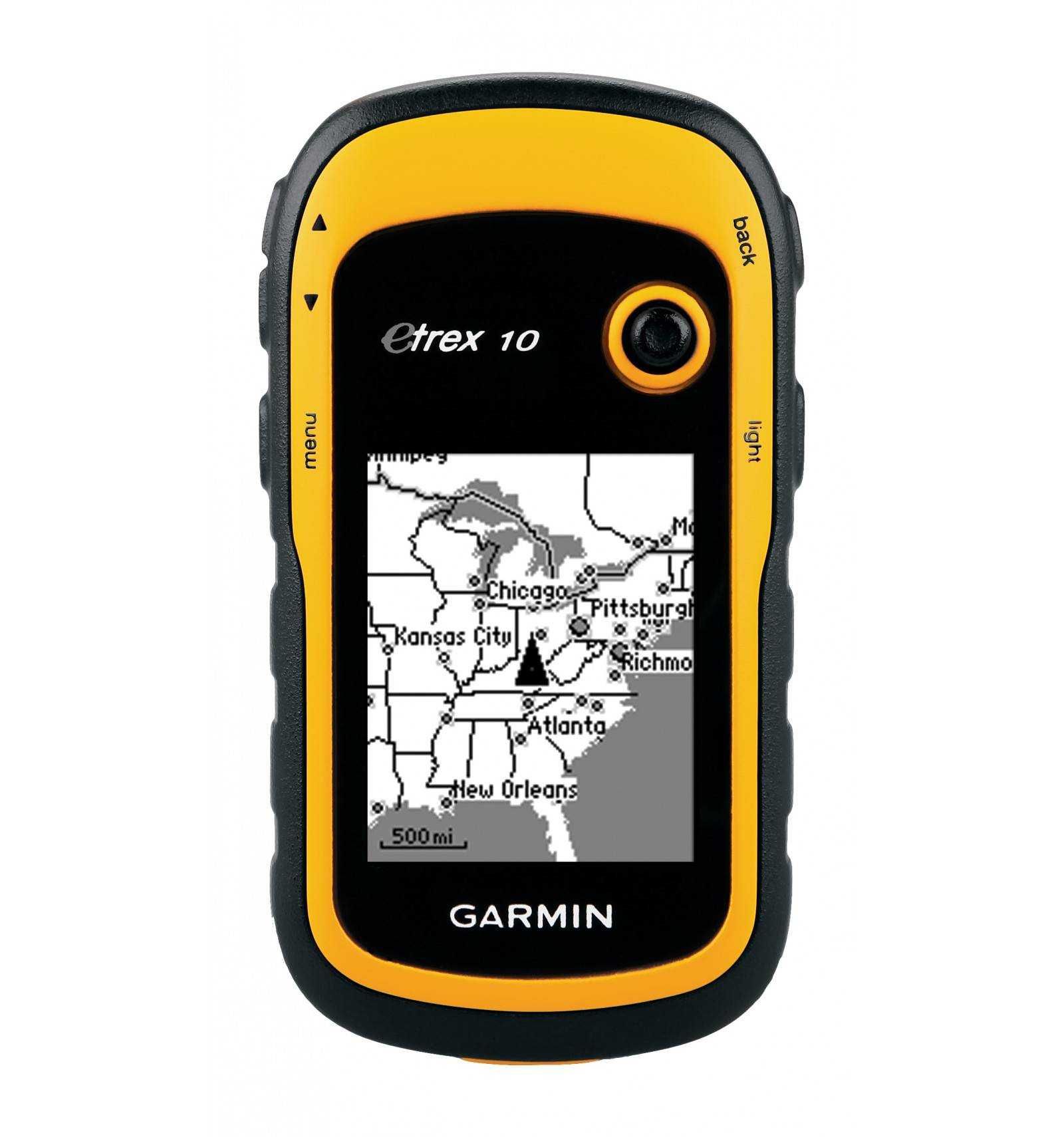 GPS навигатор Garmin портативный Etrex 10 желтый