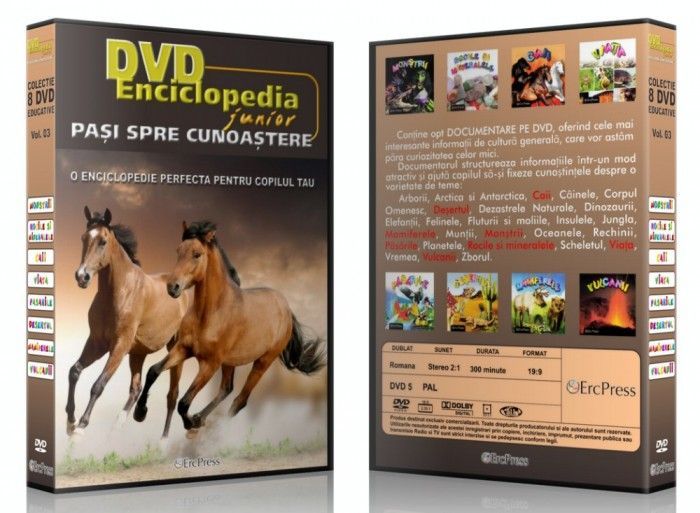 Enciclopedia Junior - Pasi spre Cunoastere - 26 DVD-uri Educative