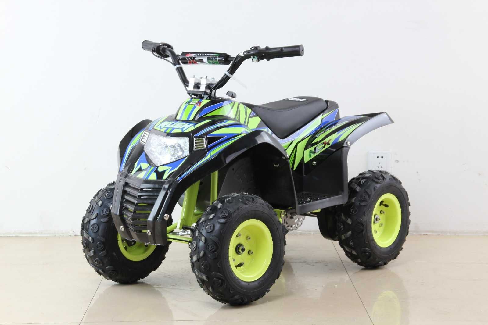 Atv electric copii NCX Rush 350W 6" negru/galben fluo