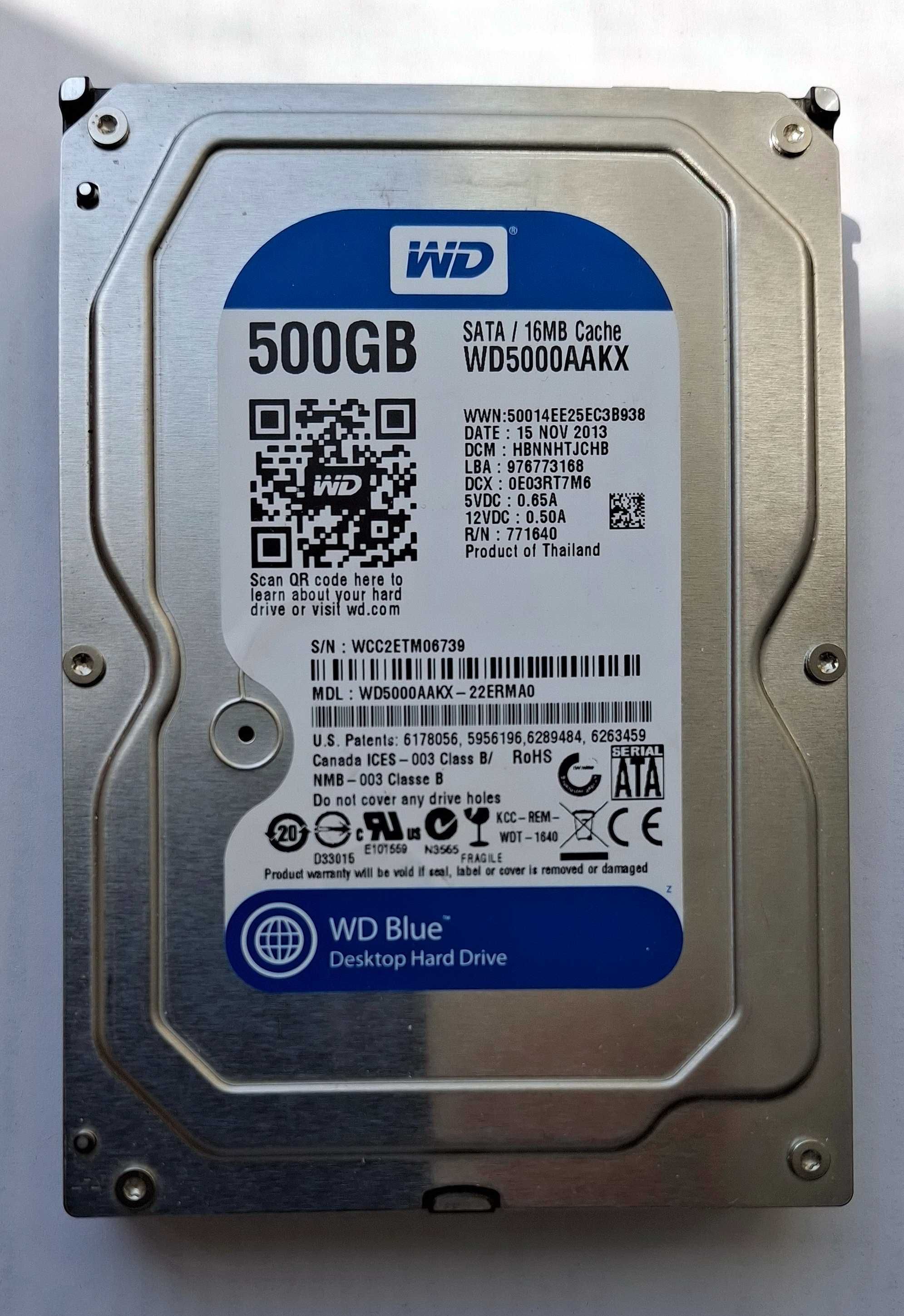 HDD жесткие диски Б/У - рабочие.