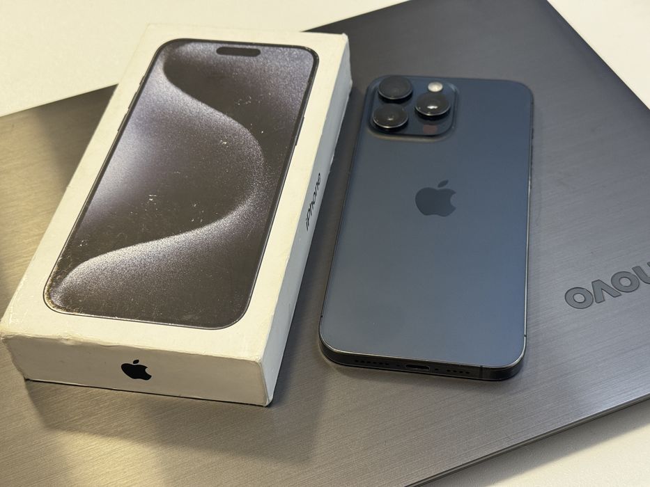 iPhone 15 Pro Max Blue 256GB, Bon+Garantie 01-2026