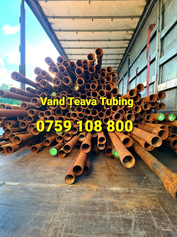 Vând Teava tubing cu mufe și filet