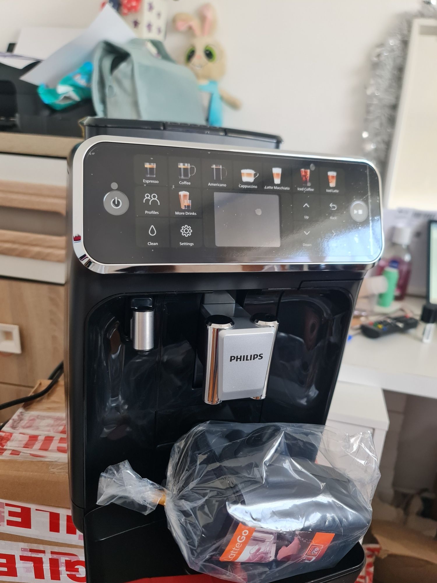 Espressor automat PHILIPS Seria 5500 EP5541/50, 1.8l, 1500W, 15 bar, n