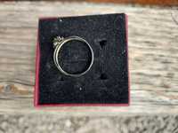 Златен пръстен с естествени диаманти 0,36 ct