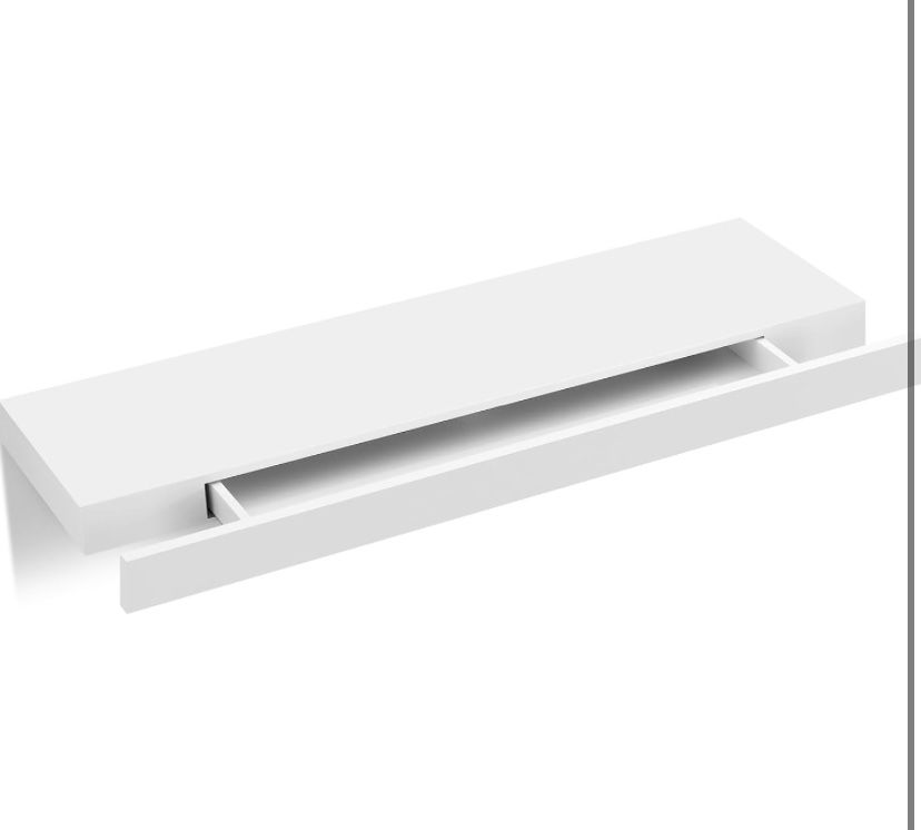 Стенен рафт с чекмедже MDF
