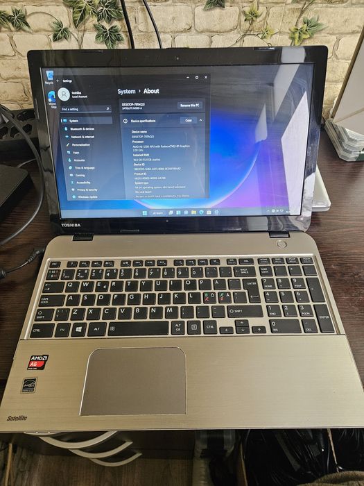 Laptop toshiba amd