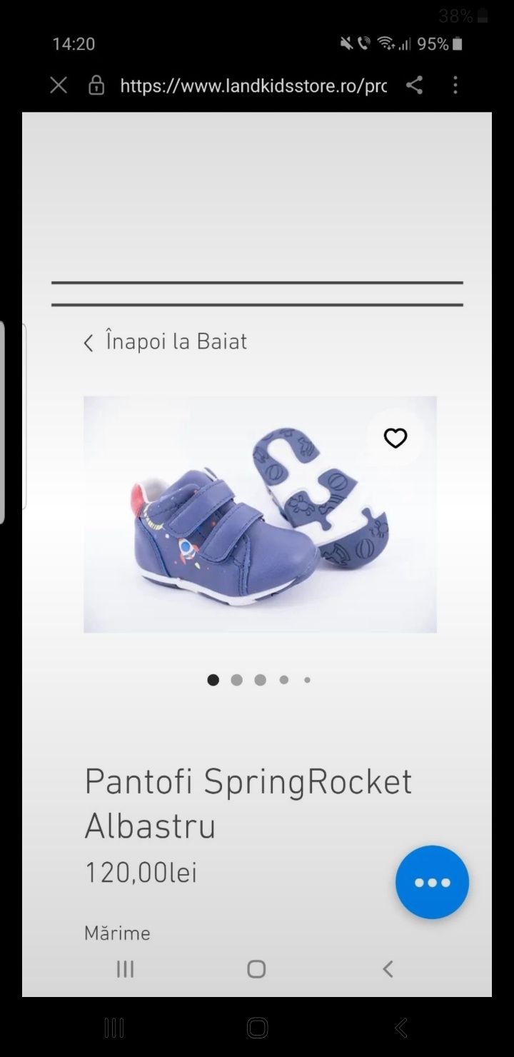 Pantofi bebe Apawwa nr 20 noi cu eticheta