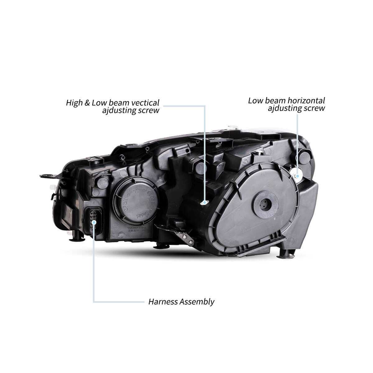 Комплект FULL LED фарове с начална анимация за VW GOLF 6 2008 - 2012