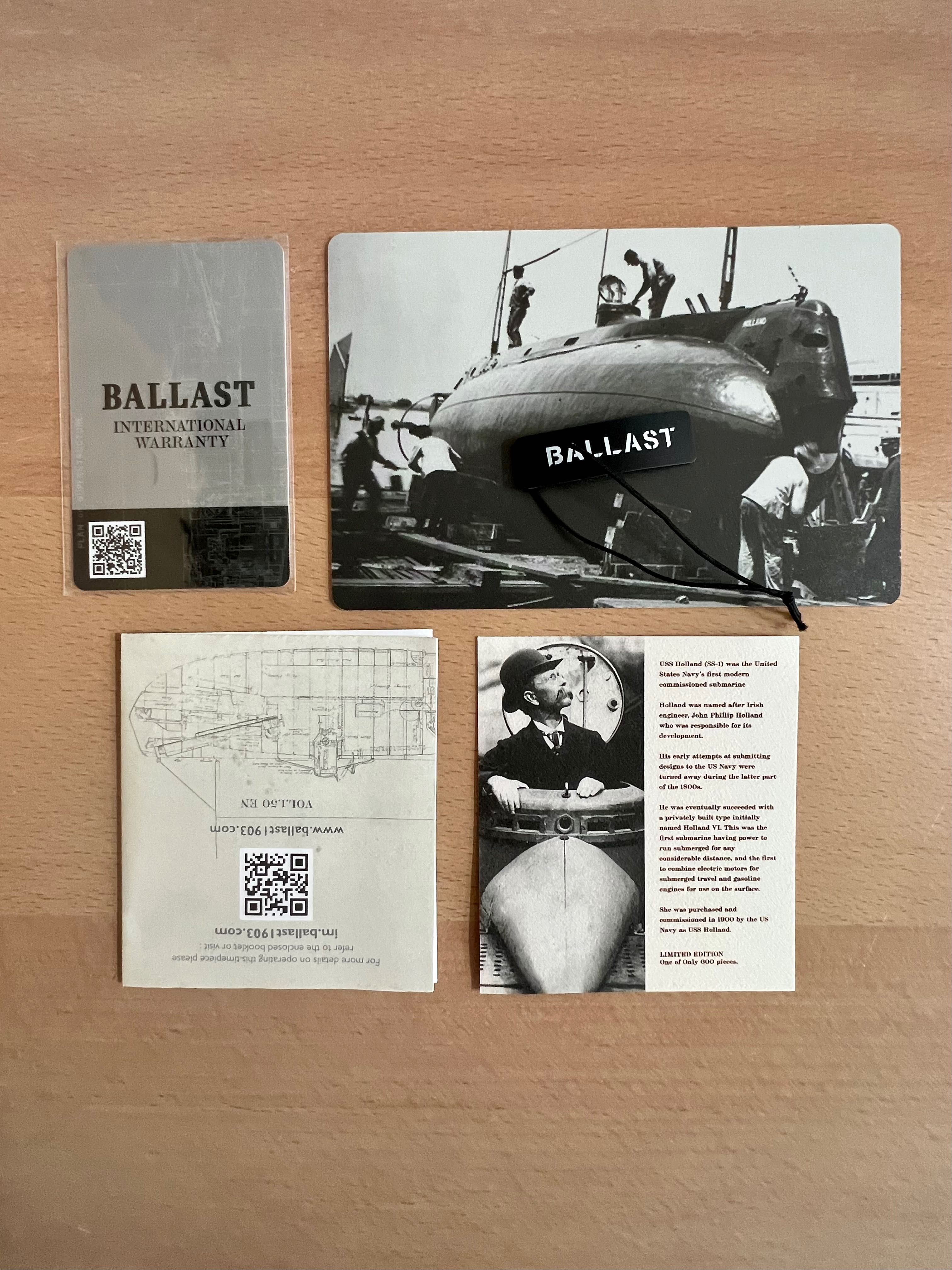 Автоматичен подводничарски часовник BALLAST