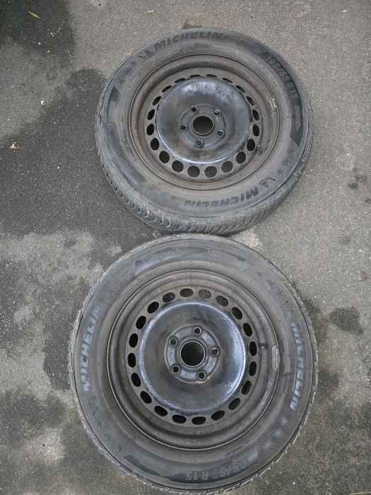 Set jante + 4 anvelope Michelin iarna