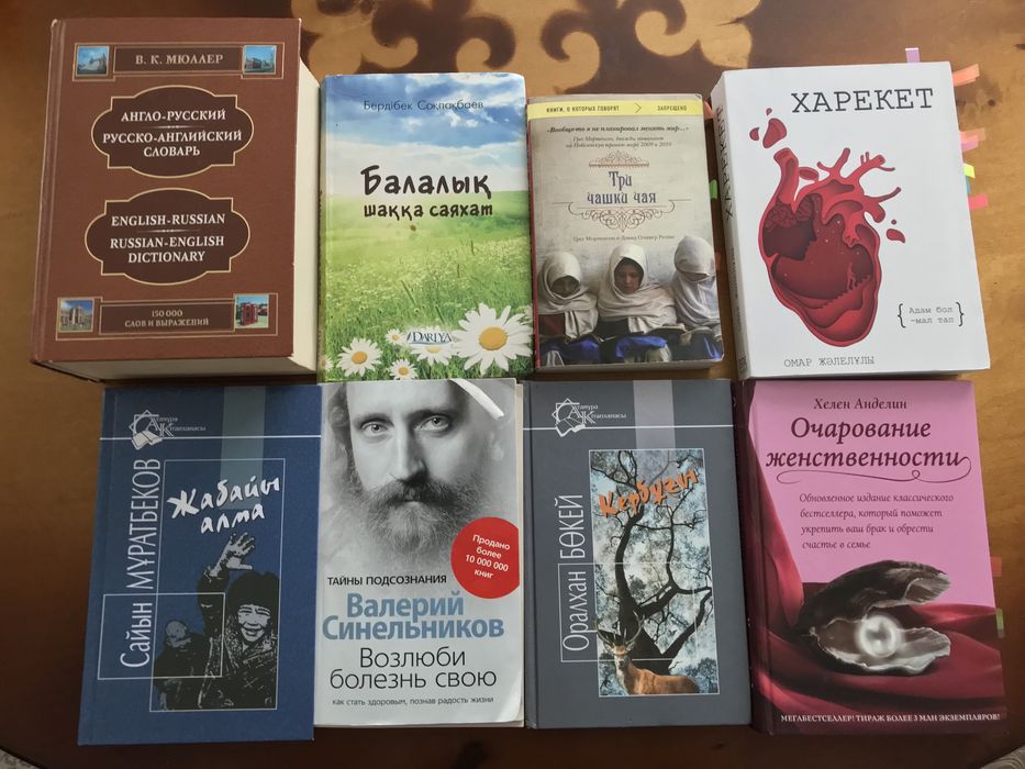 Әдеби кітаптар сатылымда - Литературные книги