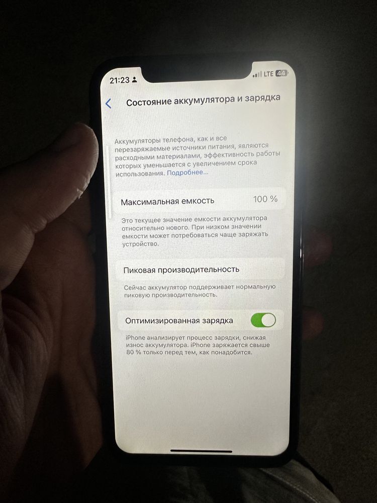 Iphone x 64gb 100 yomkst