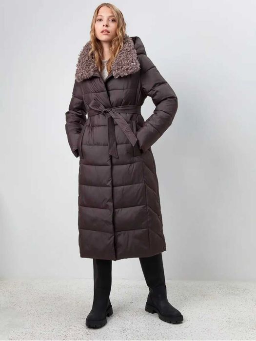 Женский пуховик MISSFEYA цвет шоколад