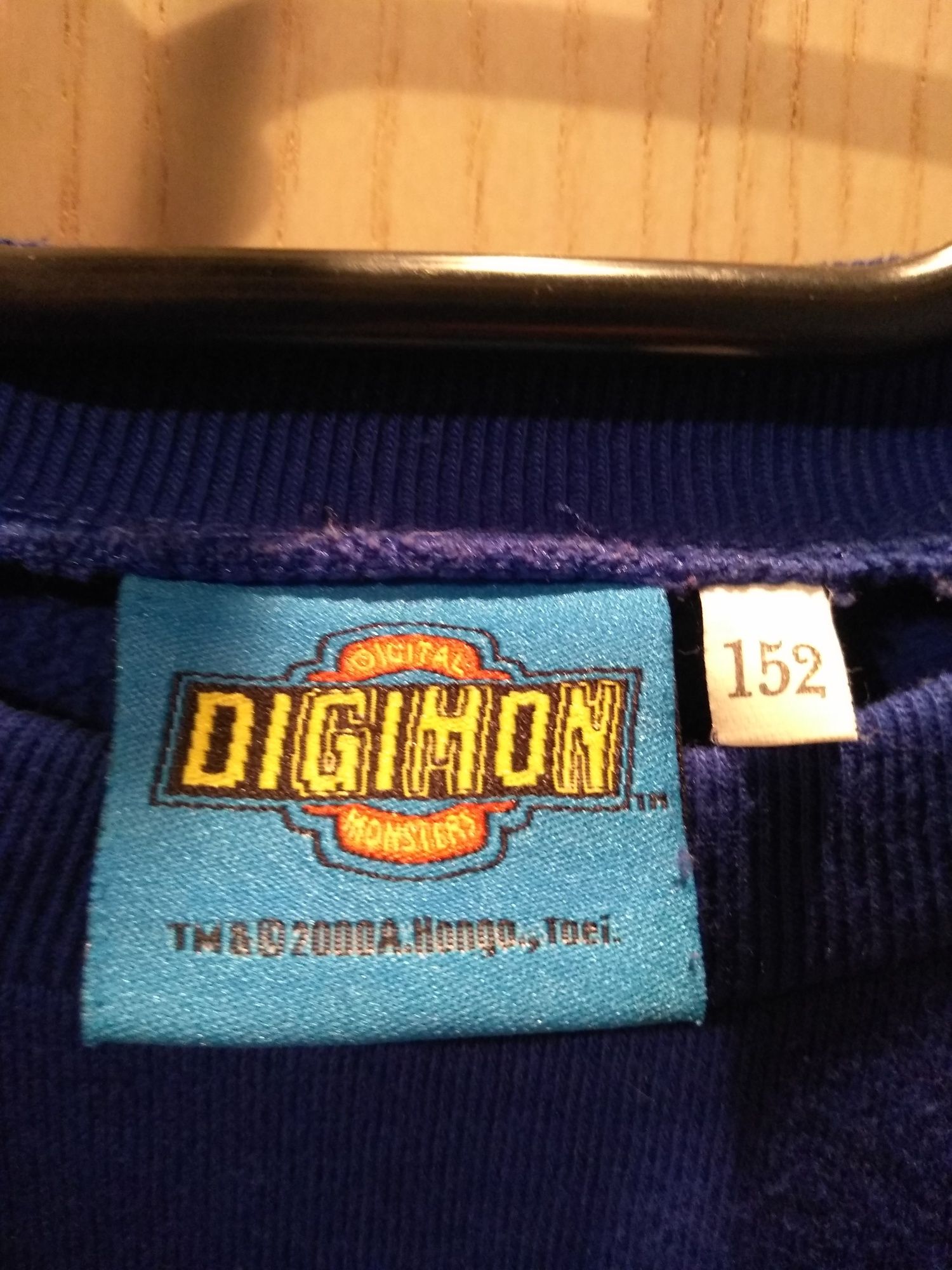 Bluză copii vintage DIGIMON Digital Monsters 2000 sweatshirt authentic