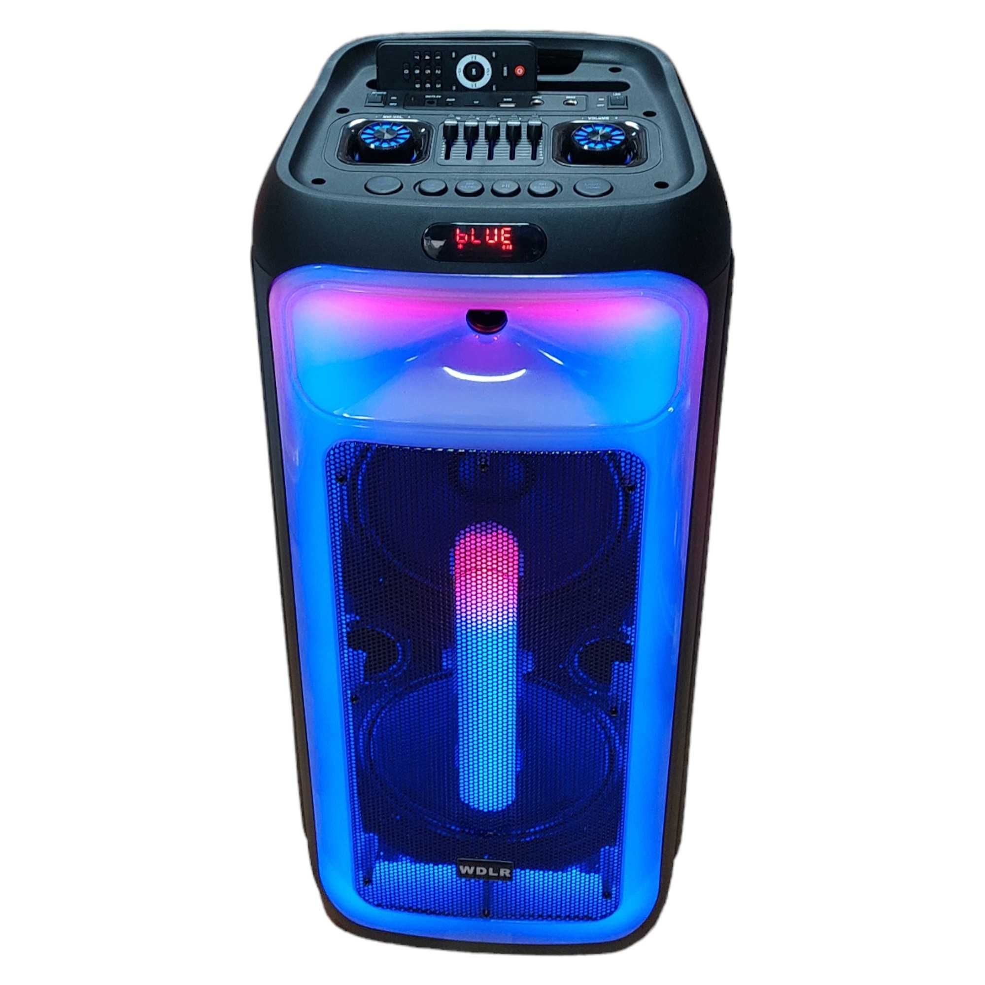 Преносима двойна караоке тонколона , DR-1028, bluetooth микрофон