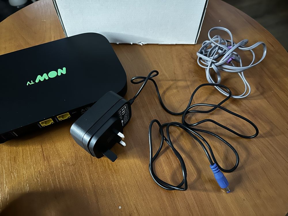 Now  TV Hub wireless router anglia
