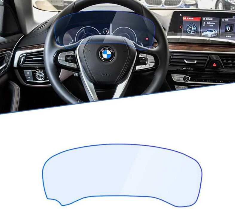 Folie Sticla Ecran Navigatie BMW Seria 5 6GT G30 G31 G32